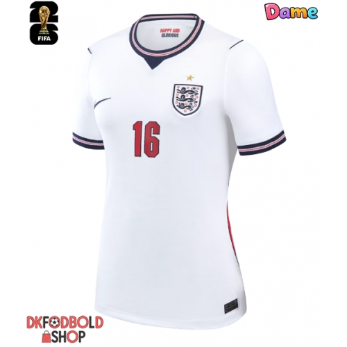 England Kobbie Mainoo #16 Hjemmebanetrøje Dame VM 2026 Kort ærmer